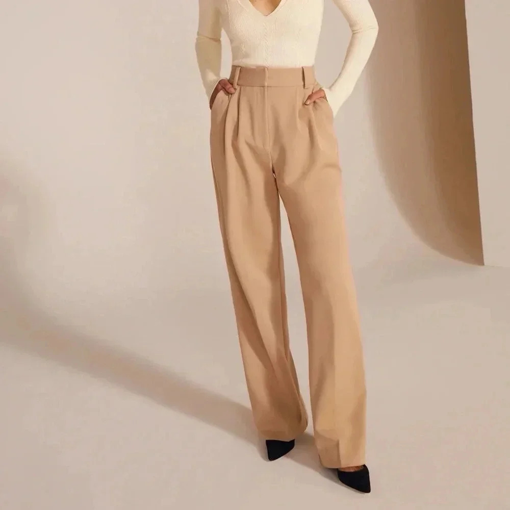 NWT Favorite Daughter The Favorite Pants Beige 0